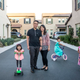 David Nguyen and his wife, Sarah Le and daughter, Charlotte, four next month, were the first to move into their block in the brand new Portola Springs community two years ago. (Credit: Matt Masin/Orange County Register)